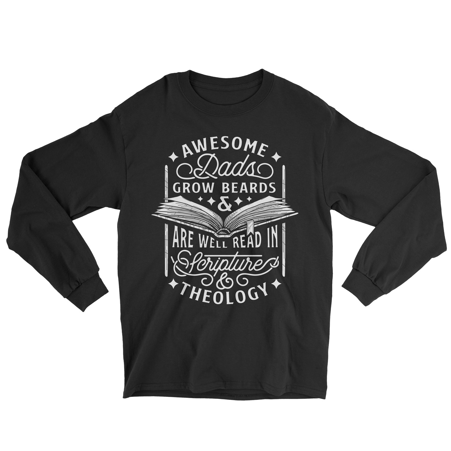 Awesome Dads Tee Long Sleeve Quick Ship Tee