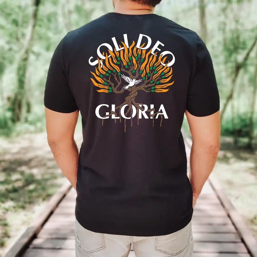 Soli Deo Gloria Burning Bush Quick Ship Tee #3