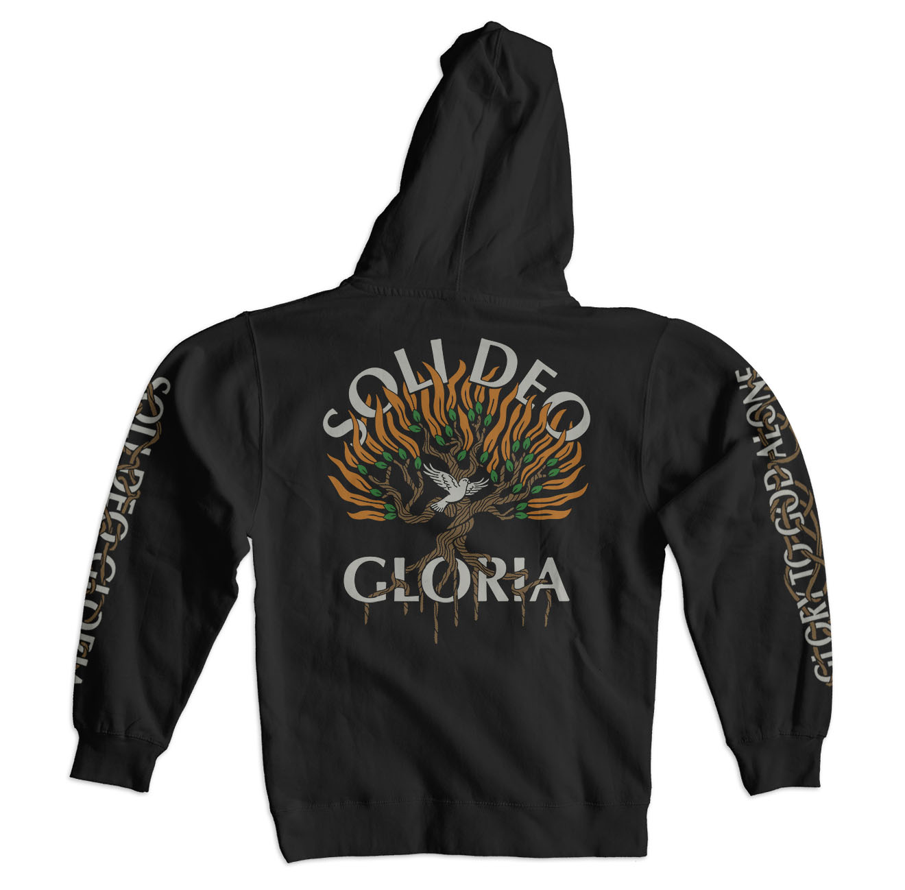 Soli Deo Gloria Burning Bush Quick Ship Hoodie