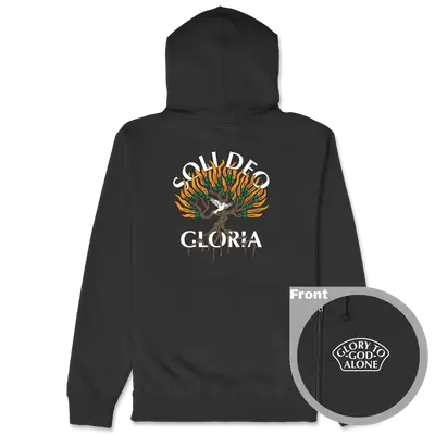 Soli Deo Gloria Burning Bush Zipper Hoodie