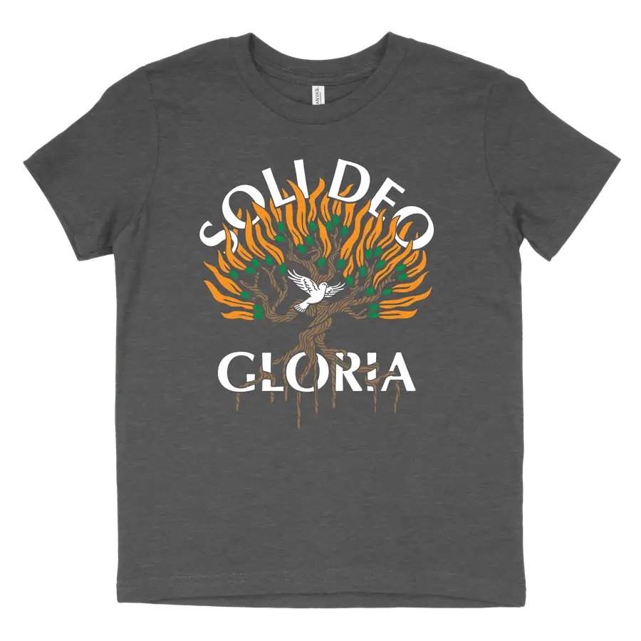 Soli Deo Gloria Burning Bush Youth Tee