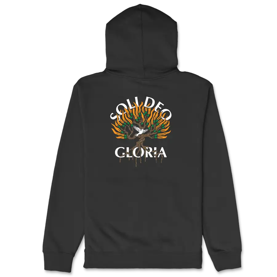 Soli Deo Gloria Burning Bush Zipper Hoodie #2