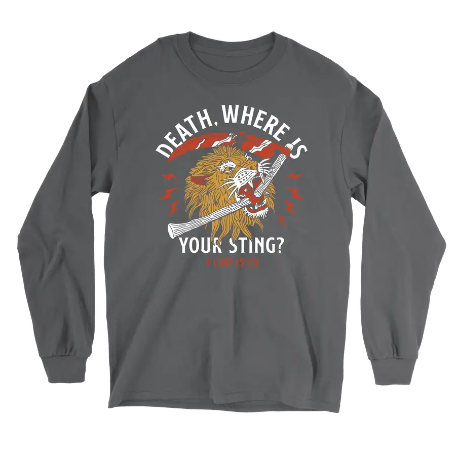 Death Where Is Your Sting Long Sleeve Tee