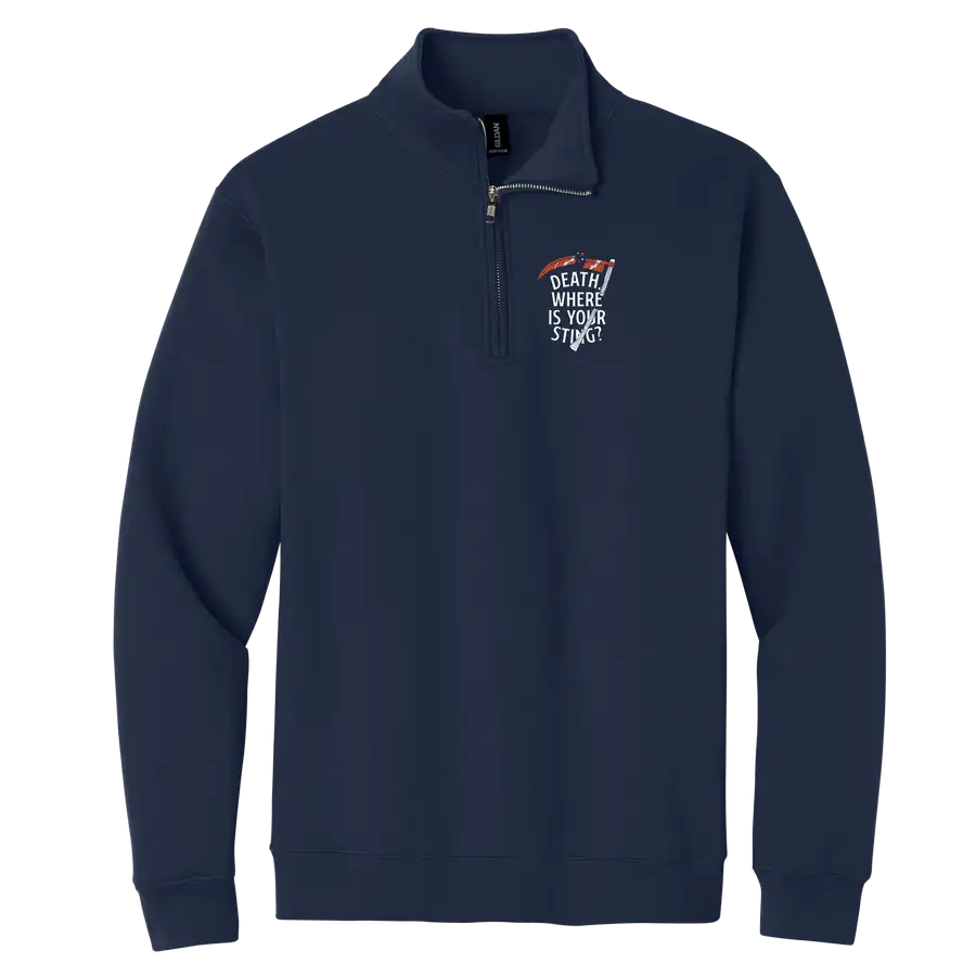 Death Where Is Your Sting Quarter Zip