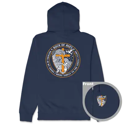Cross I Cling Zipper Hoodie
