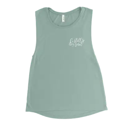 Be Still My Soul Left Chest Muscle Tank