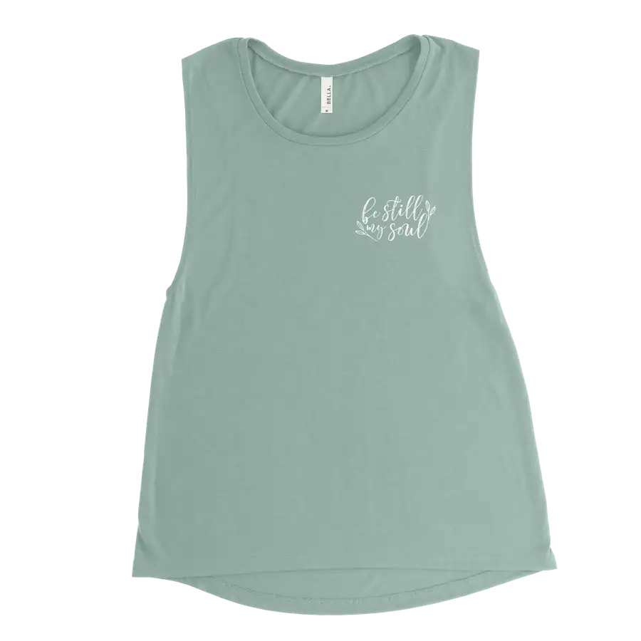 Be Still My Soul Left Chest Muscle Tank