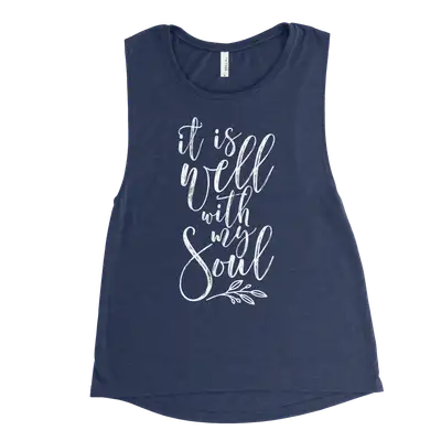 It Is Well With My Soul Muscle Tank