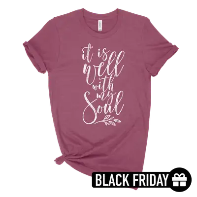 Be Still My Soul Ladies Tee (Black Friday)