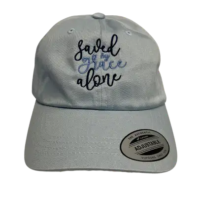 Saved By Grace Embroidered Dad Hat