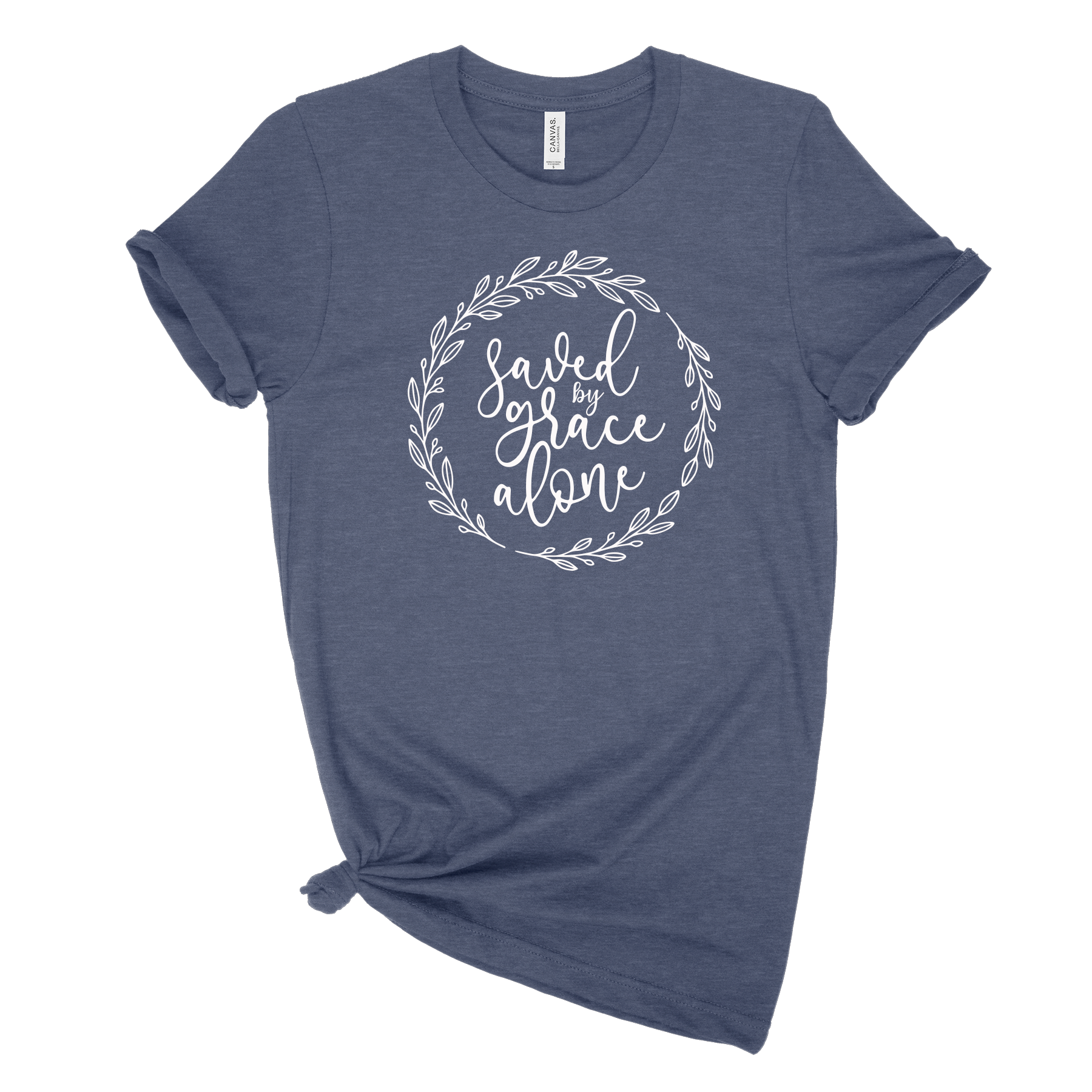 Saved By Grace Alone Wreath Unisex Tee