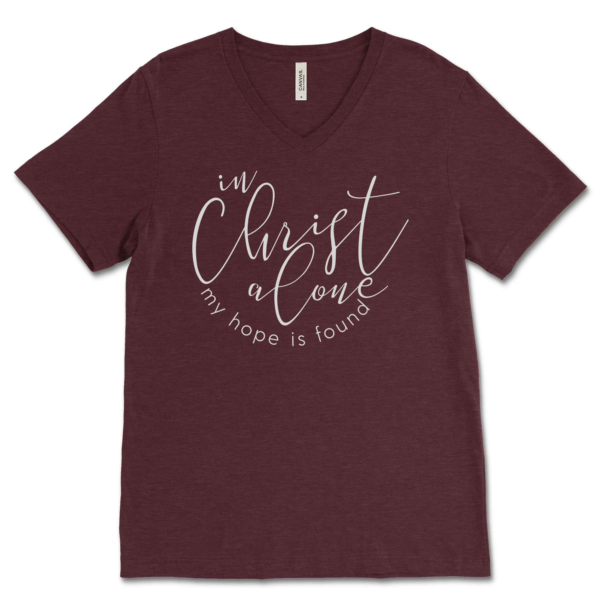Christ Alone V‐Neck Tee