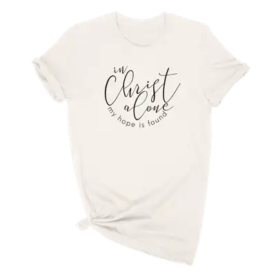 Christ Alone Ladies Quick Ship Tee