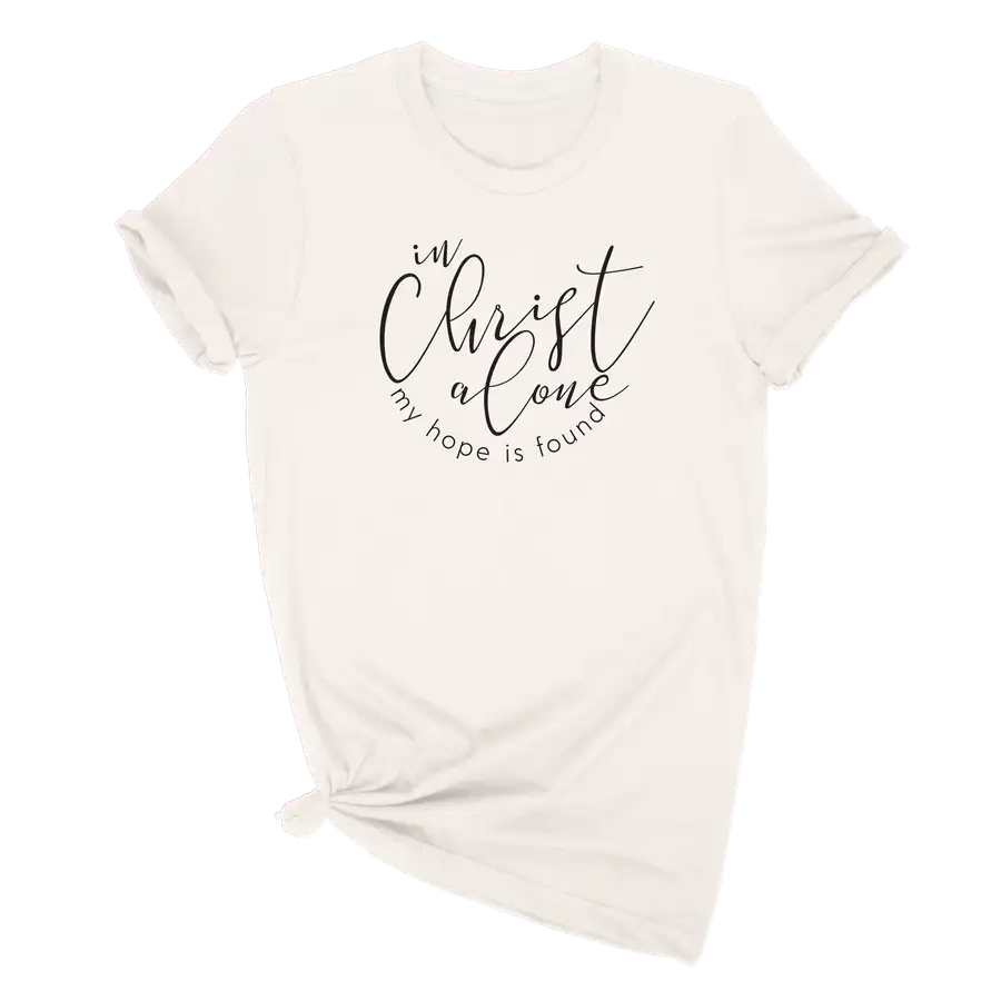 Christ Alone Ladies Quick Ship Tee