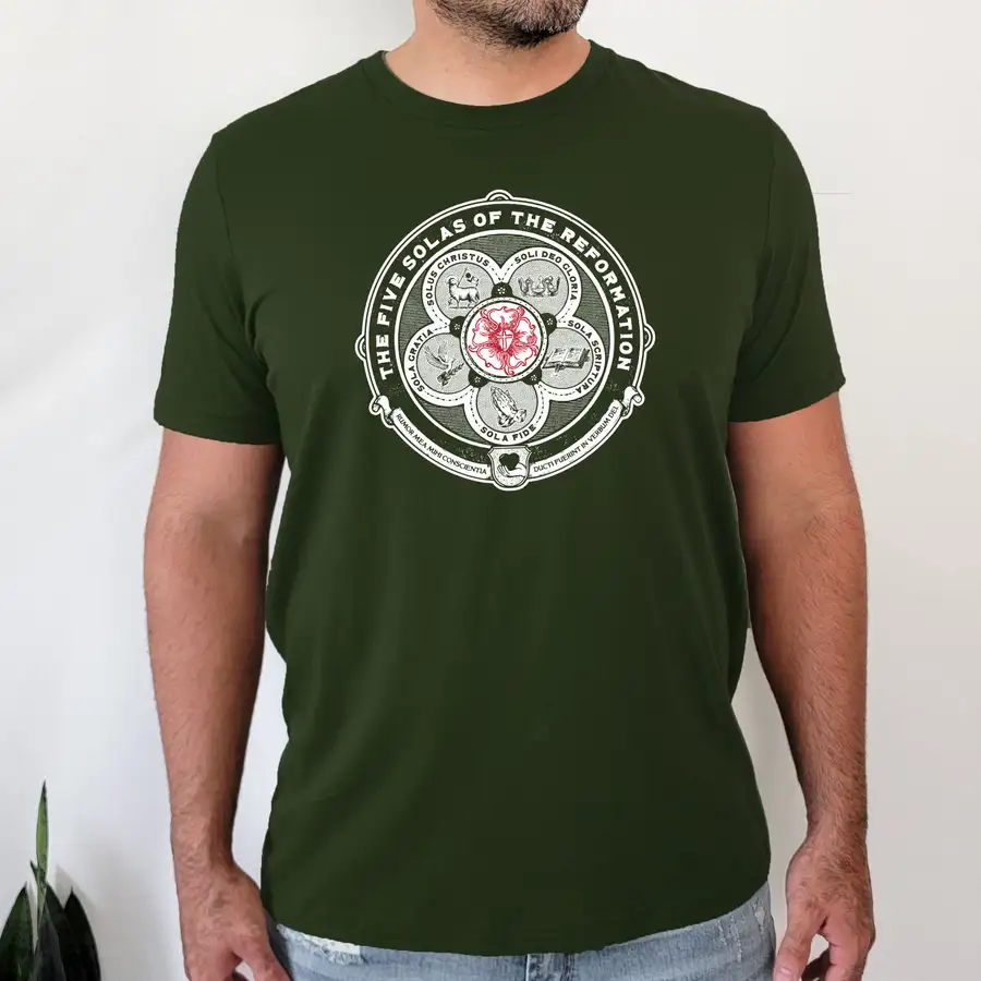 The Five Solas Luther Rose Quick Ship Tee #2