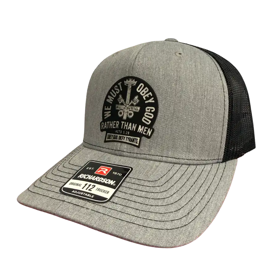 We Must Obey God Trucker Hat