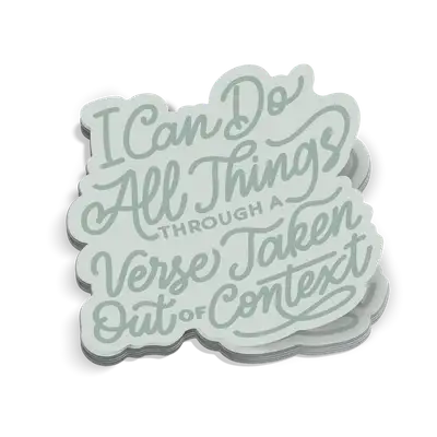 I Can Do All Things Sticker