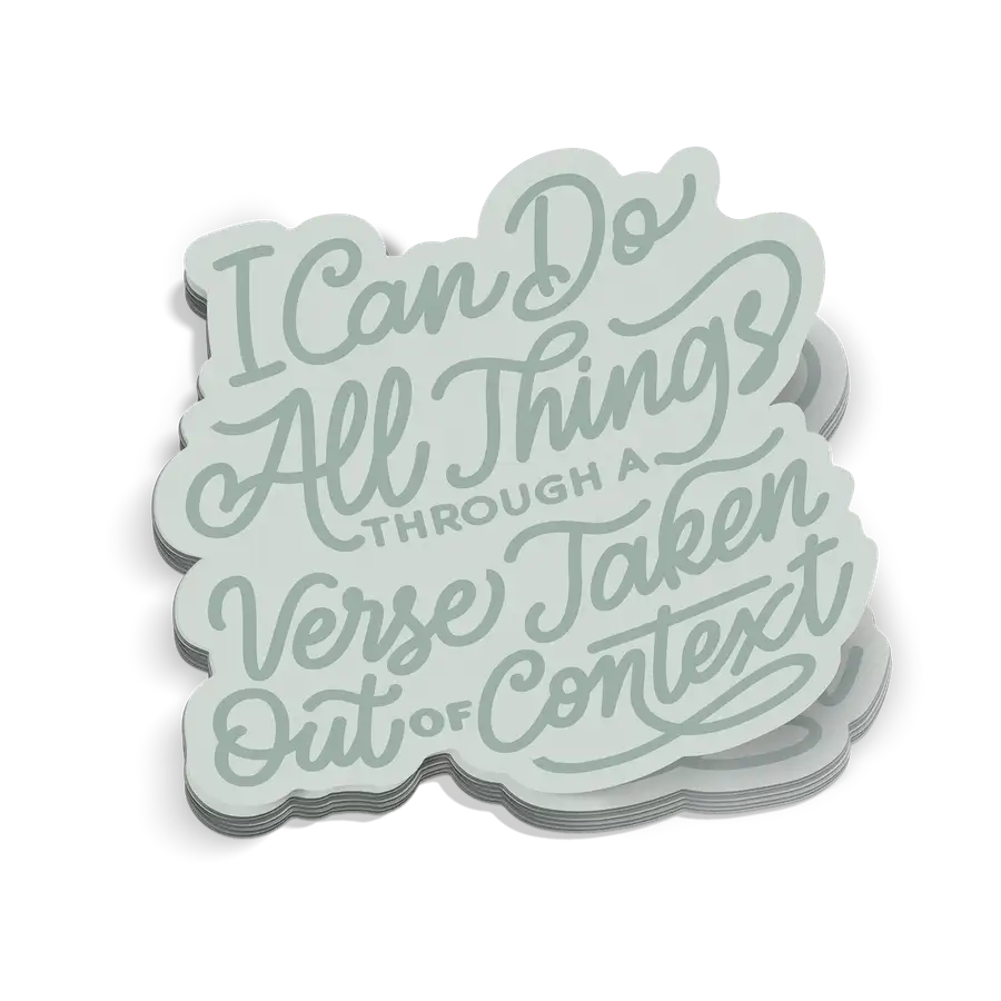 I Can Do All Things Sticker