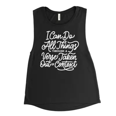 I Can Do All Through A Verse Muscle Tank