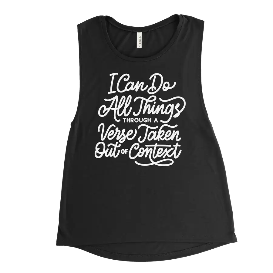 I Can Do All Through A Verse Muscle Tank