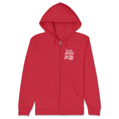 I Can Do All Through A Verse Zipper Hoodie
