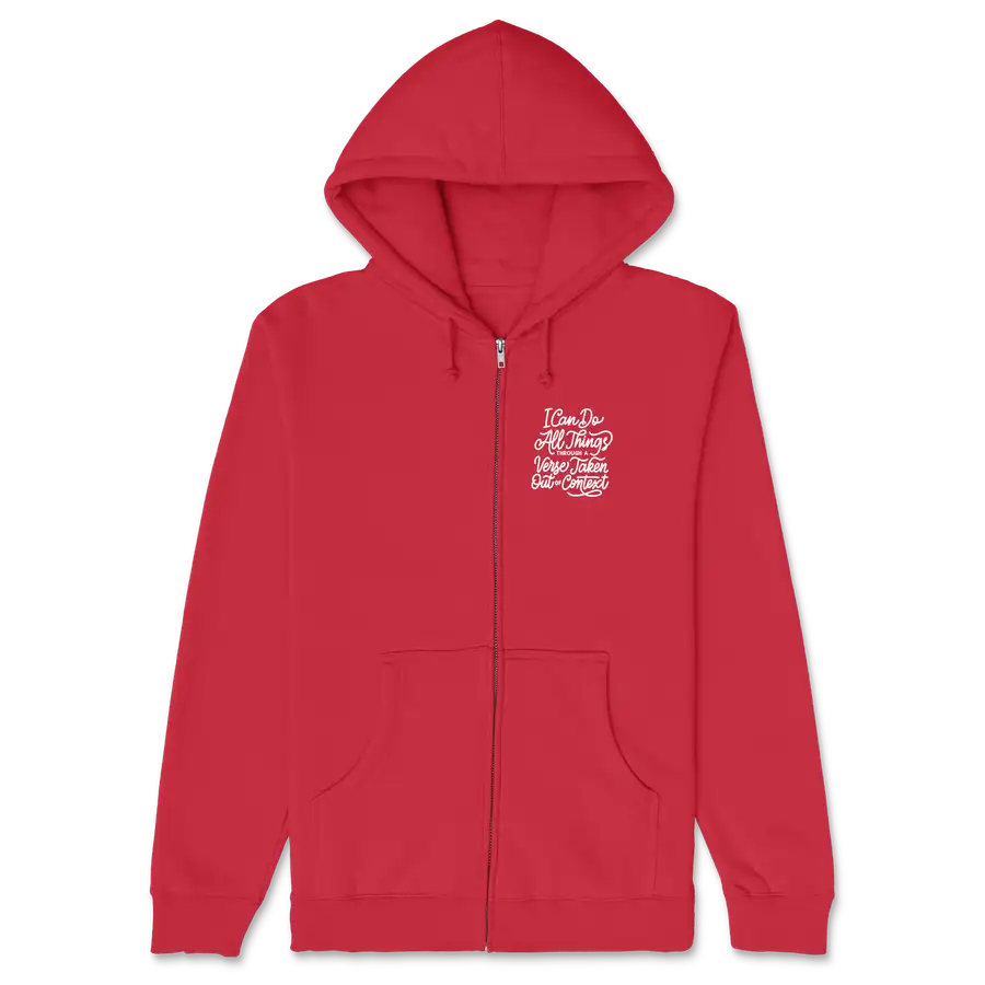 I Can Do All Through A Verse Zipper Hoodie