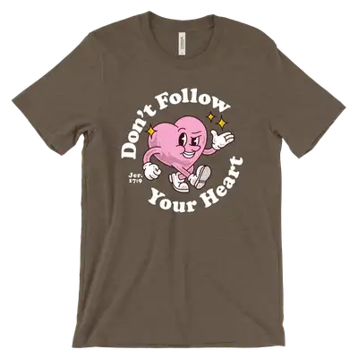 Don't Follow Your Heart Retro Unisex Tee