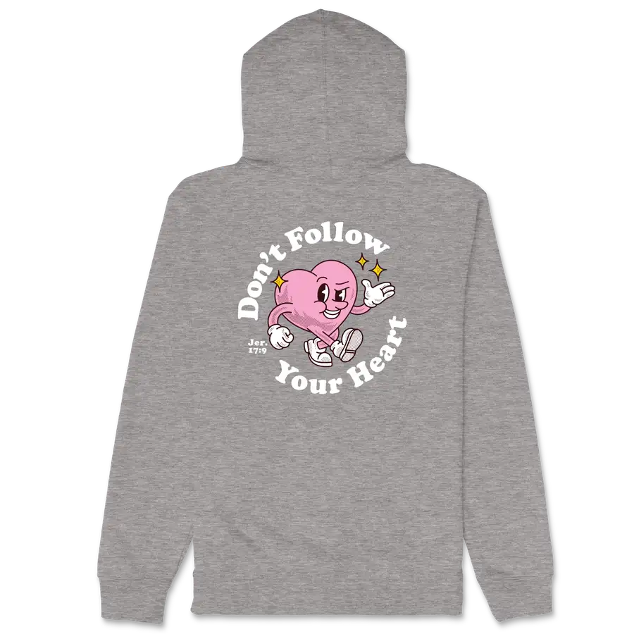 Don't Follow Your Heart Retro Zipper Hoodie #2