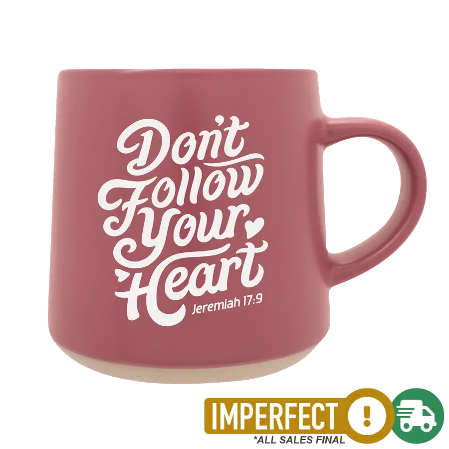 Don't Follow Your Heart Mug Imperfection