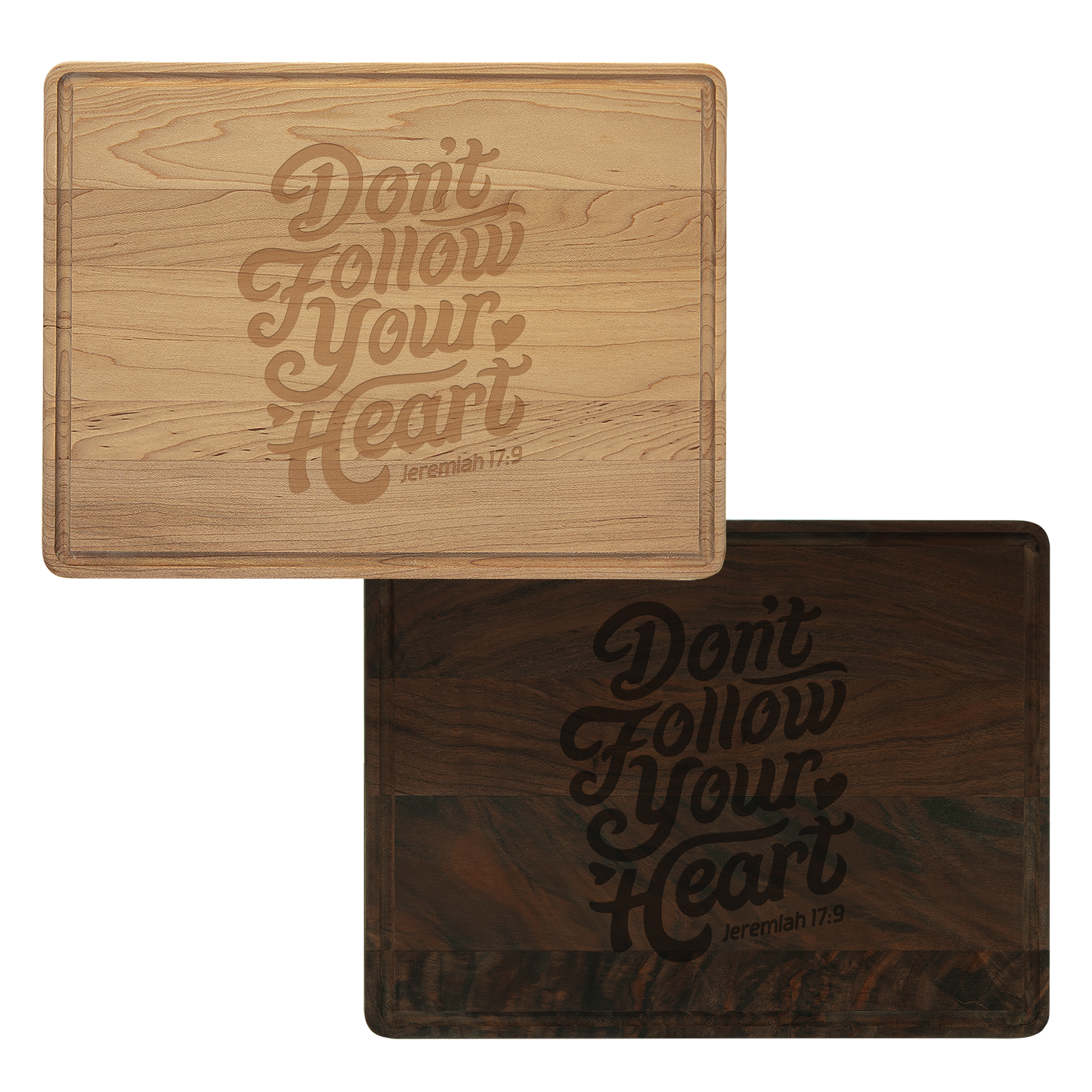 Don't Follow Your Heart Cutting Board Drip