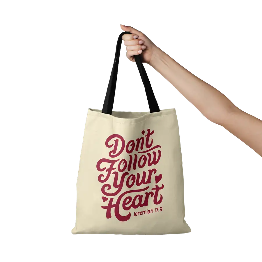 Don't Follow Your Heart Canvas Tote #2