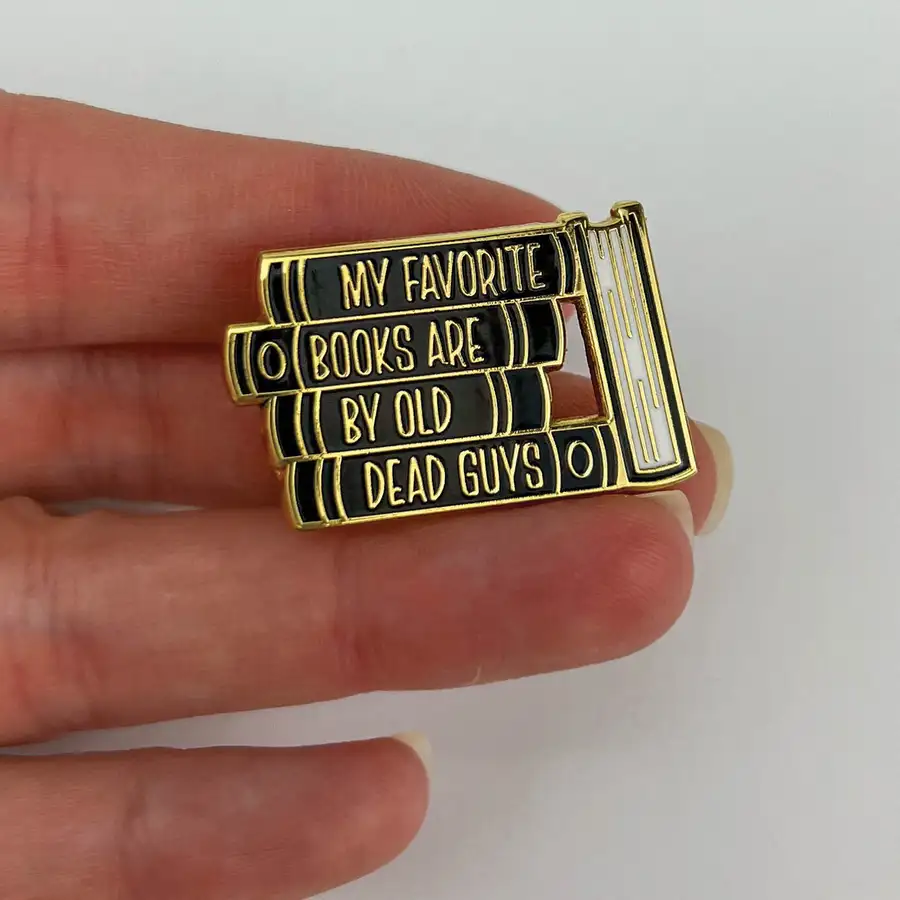 My Favorite Books Enamel Lapel Pin #2