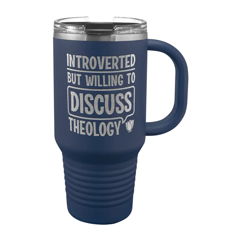 Introverted 32 oz Insulated Travel Tumbler