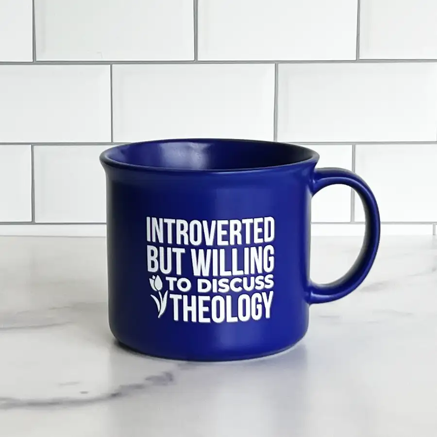 Willing To Discuss Theology Camp Mug #2