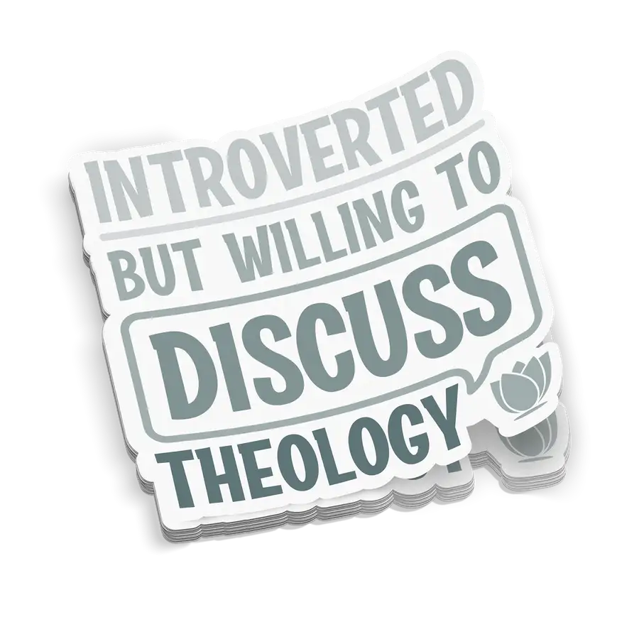 Introverted Sticker