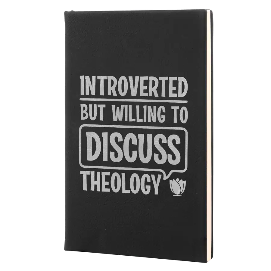 Introverted Leatherette Hardcover Journal