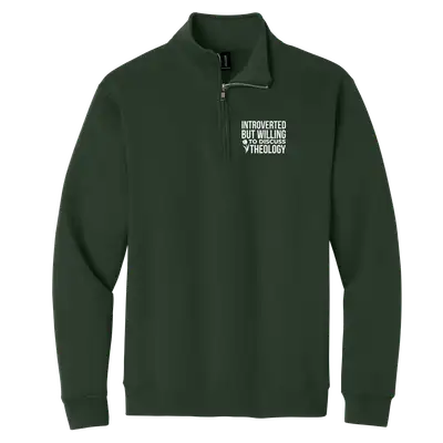 Willing To Discuss Theology Quarter Zip