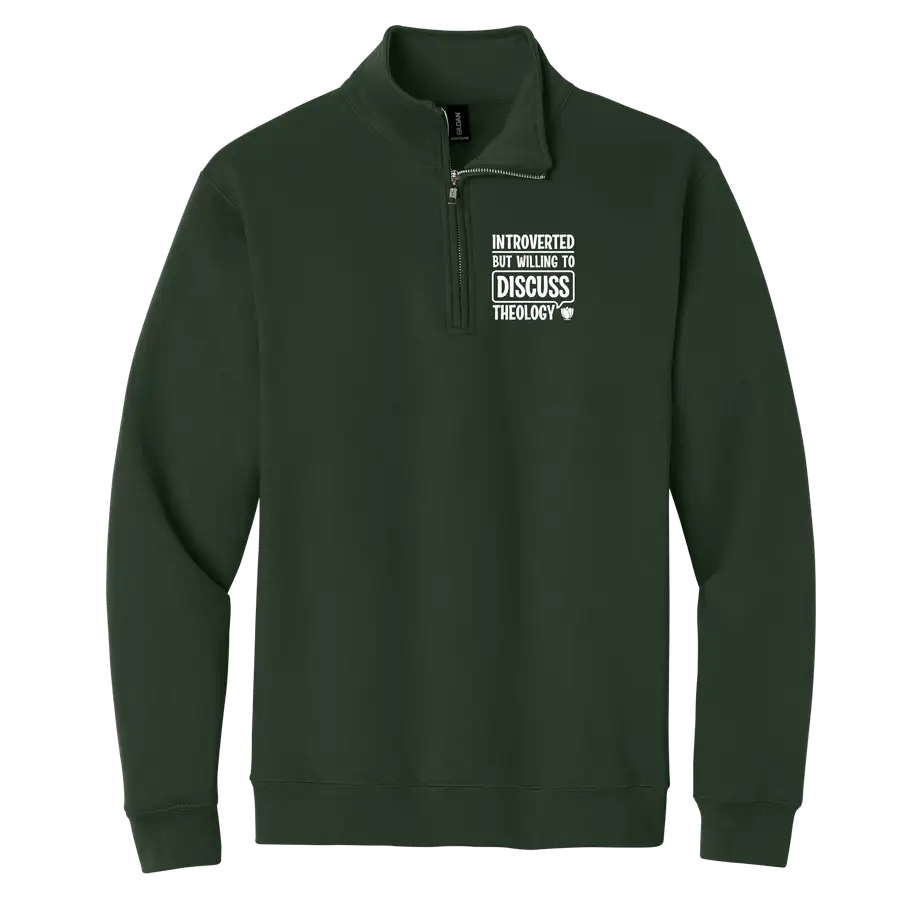 Willing To Discuss Theology Quarter Zip
