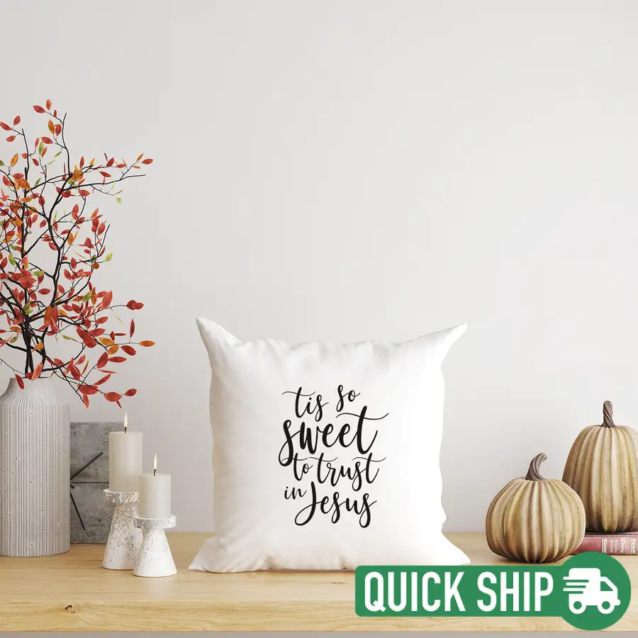 Tis So Sweet Pillow Cover Quick Ship