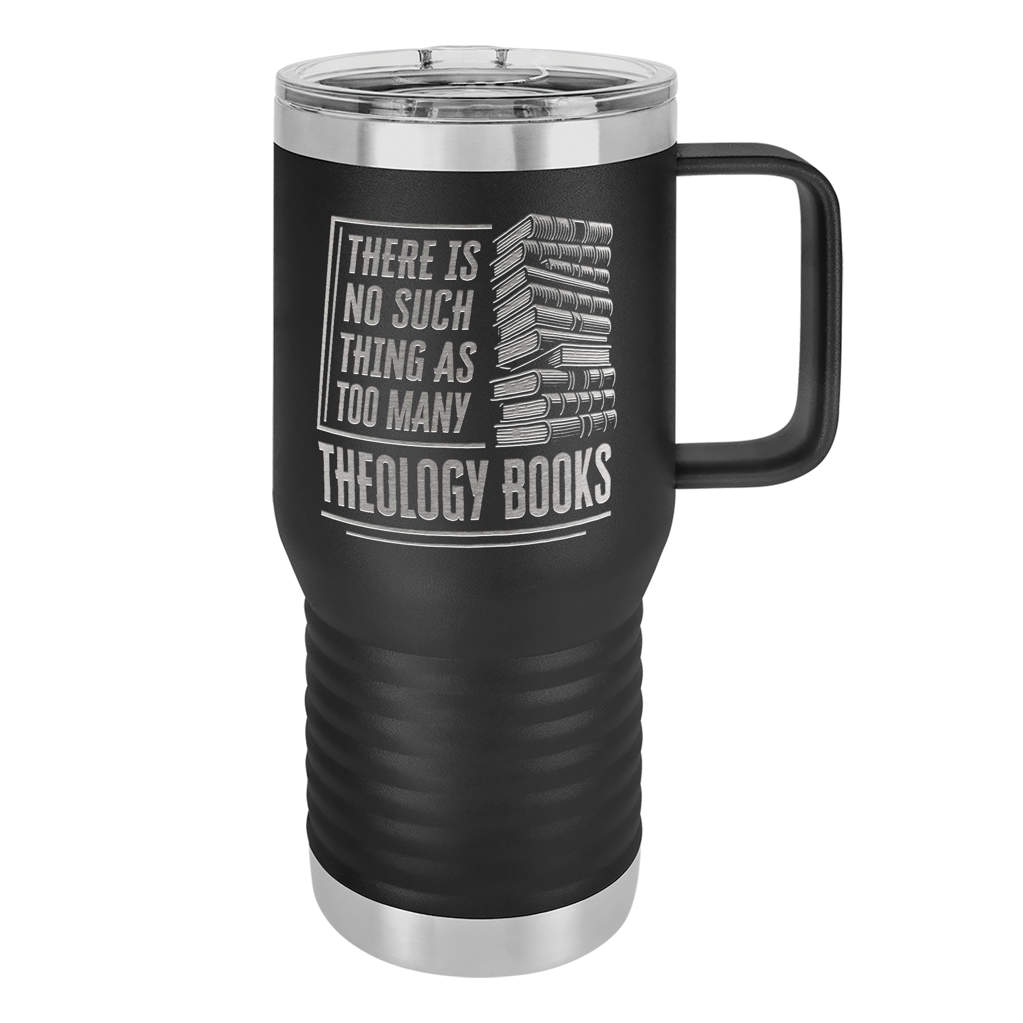 Too Many Theology Books 20oz Insulated Travel Tumbler