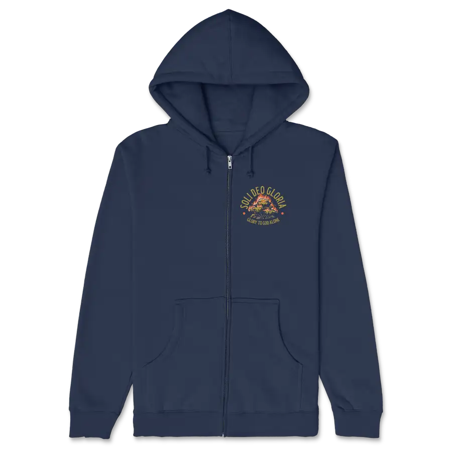 Burning Bush SDG Left Chest Zipper Hoodie