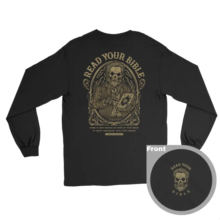 Read Your Bible Spurgeon Long Sleeve Tee