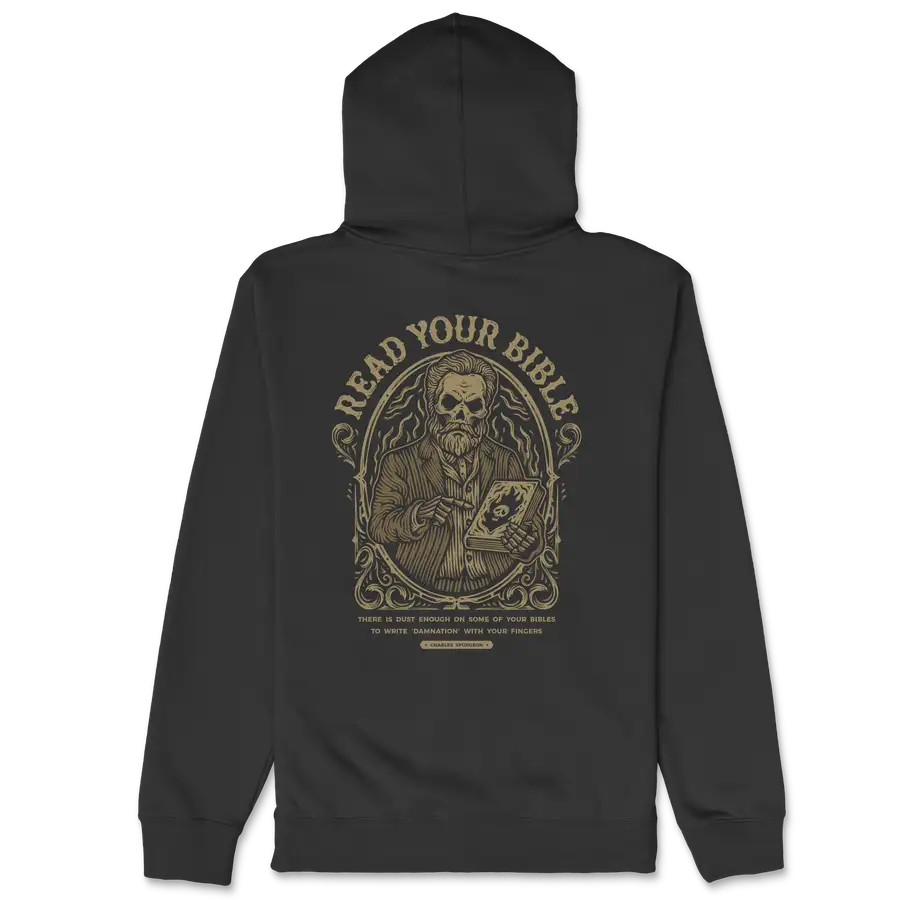 Read Your Bible Spurgeon Zipper Hoodie #2
