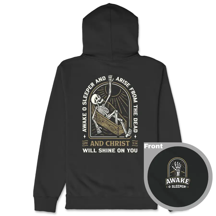 Awake O Sleeper Zipper Hoodie