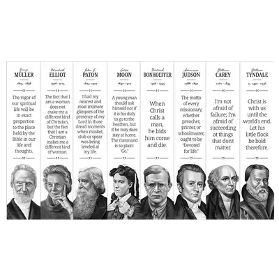 Missions and Martyrs Quotes Bookmark Set #3