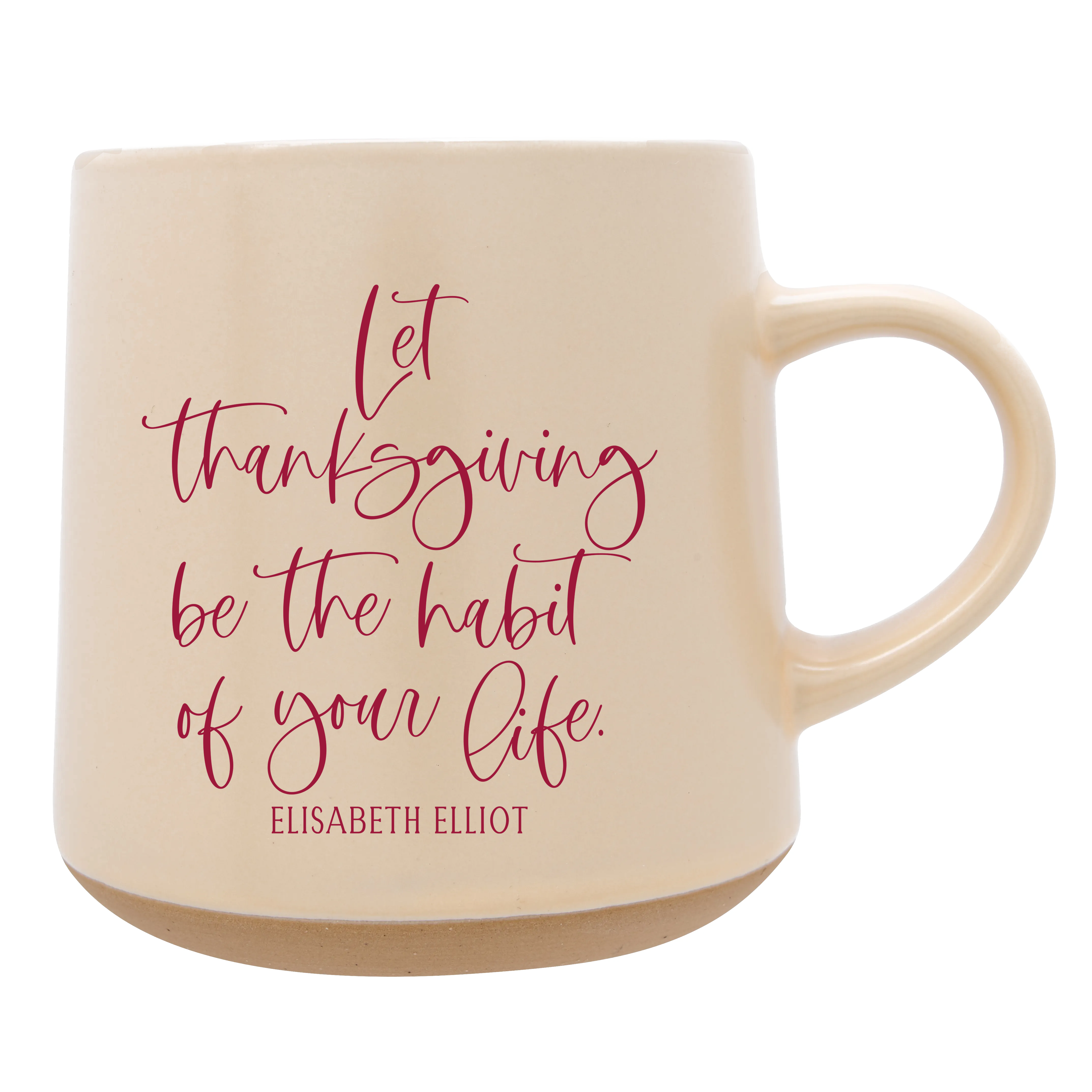 Let Thanksgiving Be The Habit Melrose Mug