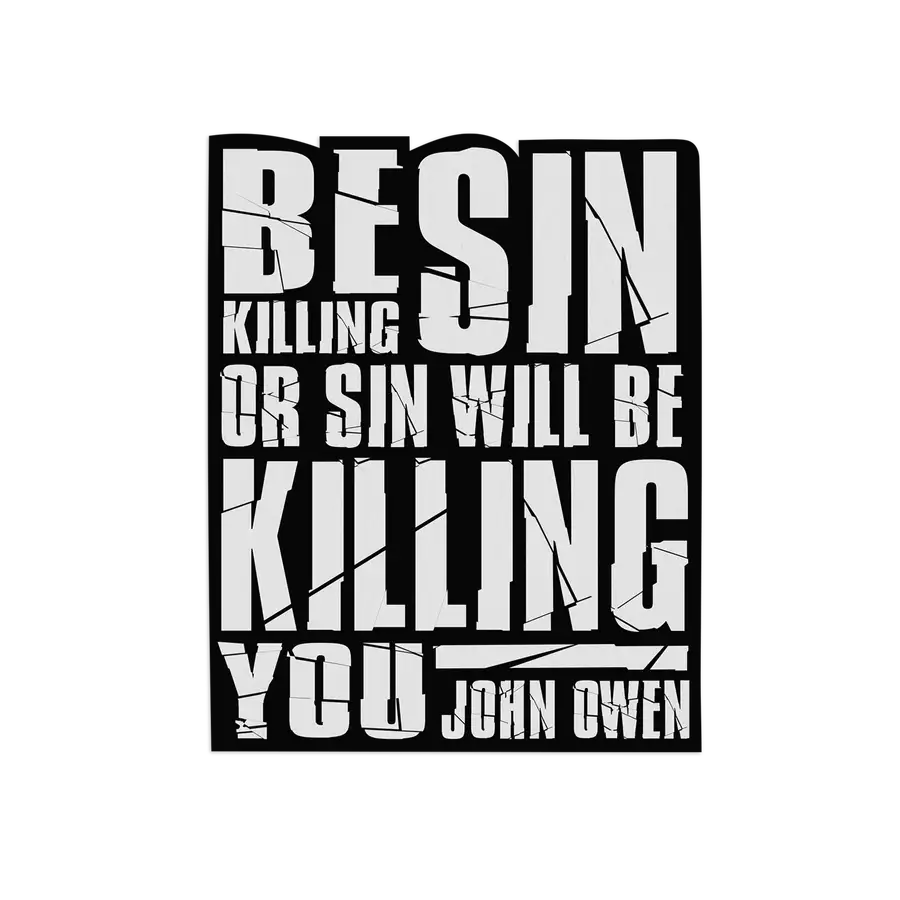 Sin Will Be Killing Sticker #2
