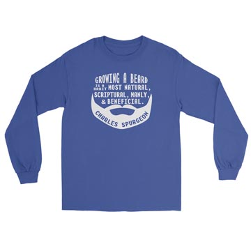 Growing a Beard Spurgeon Long Sleeve Tee