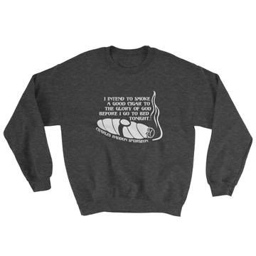 Cigar to the Glory of God Spurgeon Crewneck Sweatshirt