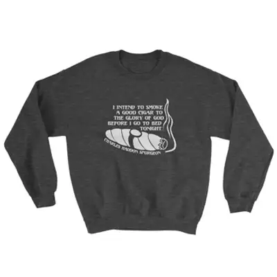 Cigar to the Glory of God Spurgeon Crewneck Sweatshirt